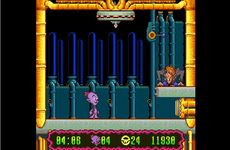 une photo d'Ã©cran de Super Widget sur Nintendo Super Nes